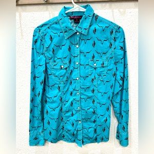 Rock&roll cowgirl pearl snap